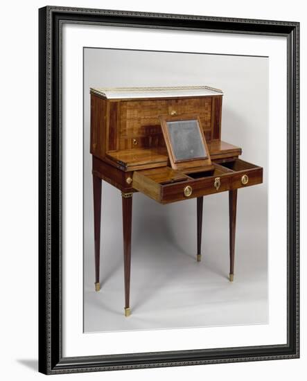 Louis XVI Style Bonheur Du Jour-null-Framed Giclee Print