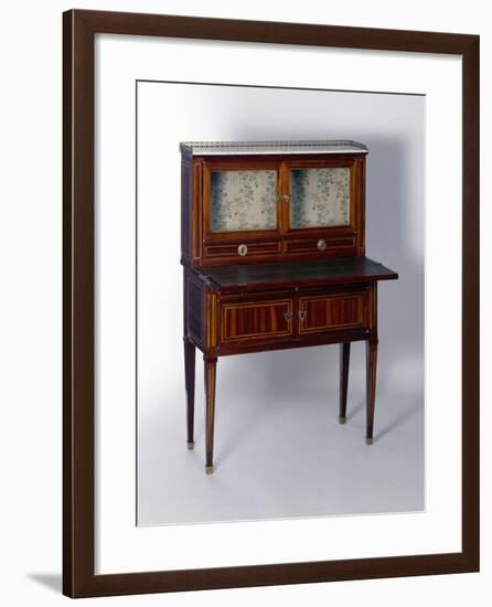 Louis XVI Style Bonheur Du Jour-null-Framed Giclee Print