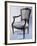 Louis XVI Style Carved Wood Genoese Armchair, Italy-null-Framed Giclee Print