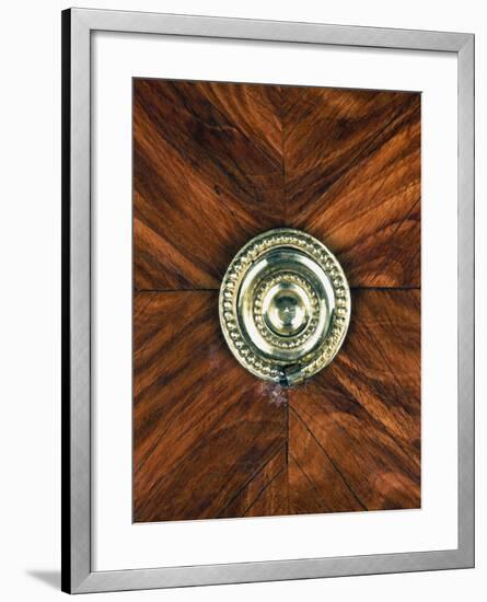Louis XVI Style Oak and Spruce Commode Inlaid with Amaranth and Madagascar Rosewood-null-Framed Giclee Print