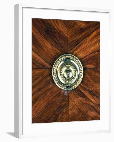 Louis XVI Style Oak and Spruce Commode Inlaid with Amaranth and Madagascar Rosewood-null-Framed Giclee Print