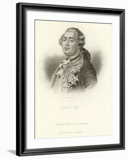 Louis XVI-Alphonse Marie de Neuville-Framed Giclee Print