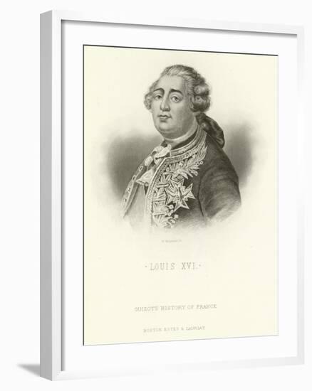 Louis XVI-Alphonse Marie de Neuville-Framed Giclee Print