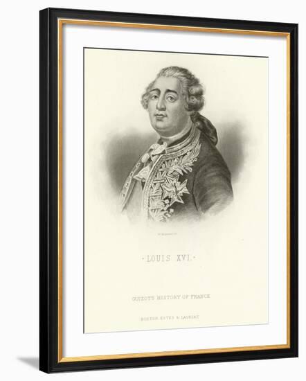 Louis XVI-Alphonse Marie de Neuville-Framed Giclee Print