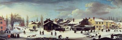 Winter Scene in Brooklyn, C.1817-Louisa Ann Coleman-Premier Image Canvas