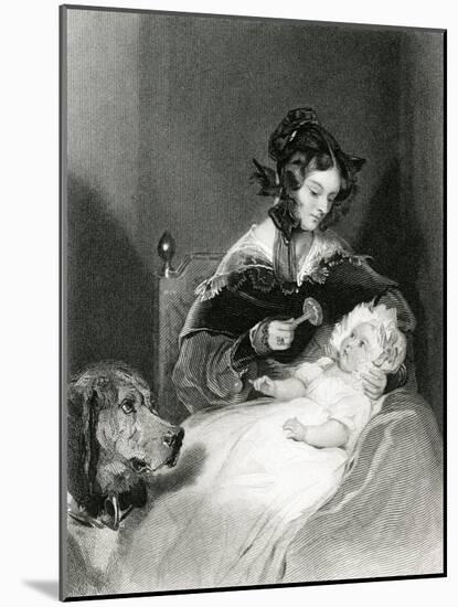 Louisa, Duchess Abercorn-Edwin Henry Landseer-Mounted Art Print