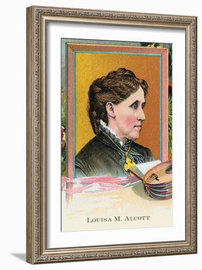Louisa M. Alcott-null-Framed Art Print