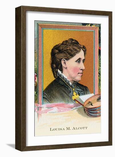 Louisa M. Alcott-null-Framed Art Print