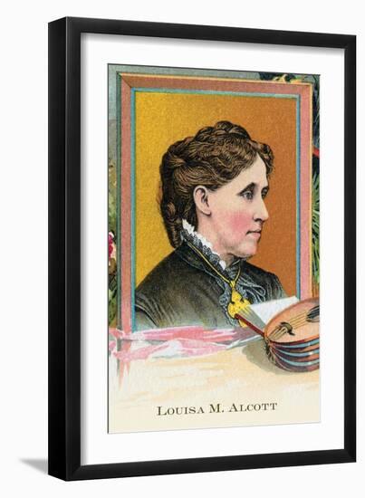 Louisa M. Alcott-null-Framed Art Print