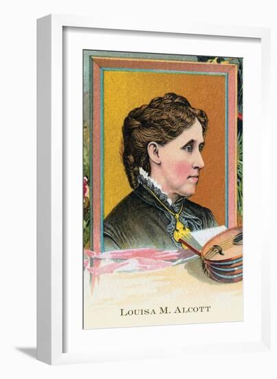 Louisa M. Alcott-null-Framed Art Print