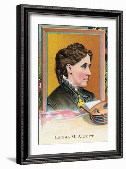 Louisa M. Alcott-null-Framed Art Print