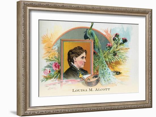 Louisa M. Alcott-null-Framed Art Print