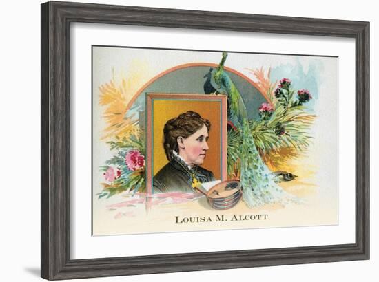 Louisa M. Alcott-null-Framed Art Print