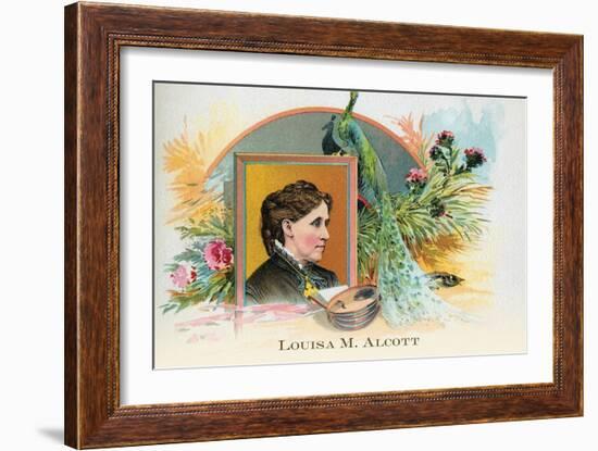 Louisa M. Alcott-null-Framed Art Print