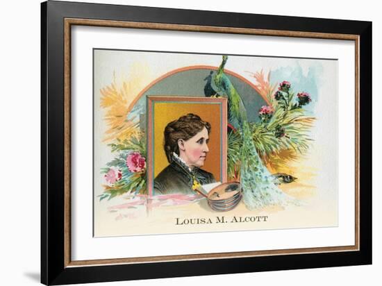 Louisa M. Alcott-null-Framed Art Print