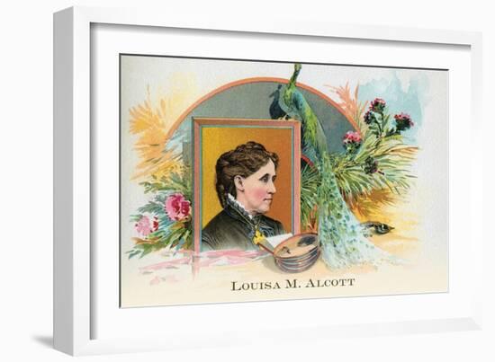 Louisa M. Alcott-null-Framed Art Print