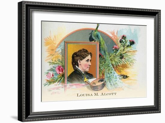 Louisa M. Alcott-null-Framed Art Print