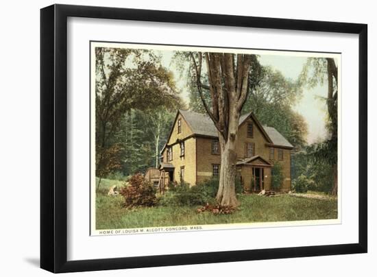 Louisa May Alcott Home, Concord-null-Framed Art Print