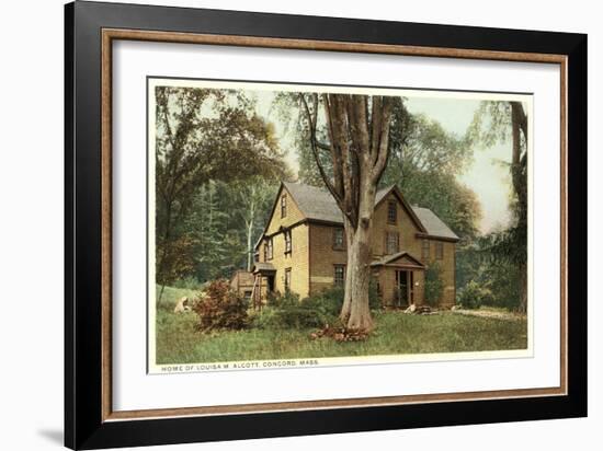 Louisa May Alcott Home, Concord-null-Framed Art Print