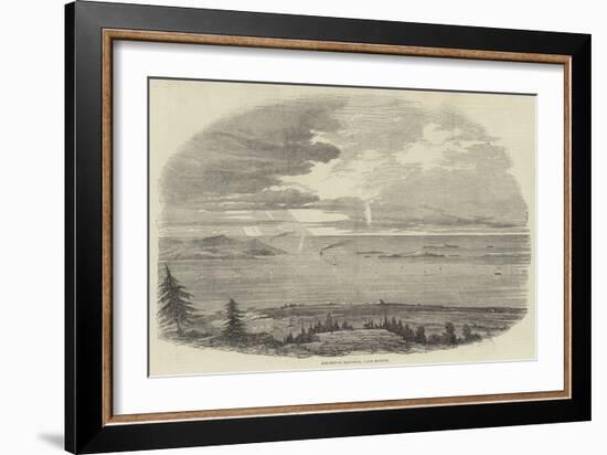 Louisburg Harbour, Cape Breton-null-Framed Giclee Print