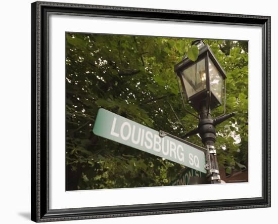 Louisburg Square, Beacon Hill, Boston, Massachusetts, USA-Amanda Hall-Framed Photographic Print