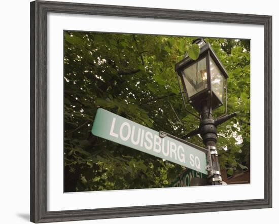 Louisburg Square, Beacon Hill, Boston, Massachusetts, USA-Amanda Hall-Framed Photographic Print