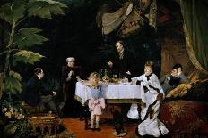 The Luncheon in the Conservatory, 1877-Louise Abbema-Framed Giclee Print