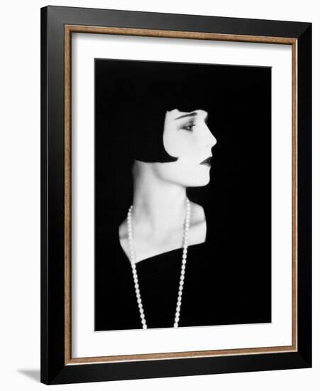 Louise Brooks, 1928-Eugene Richee-Framed Photo