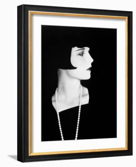 Louise Brooks, 1928-Eugene Richee-Framed Photo