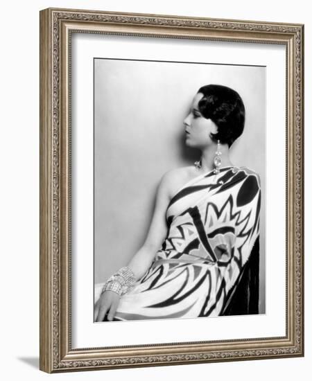 Louise Brooks, ca. Late 1920s-null-Framed Photo