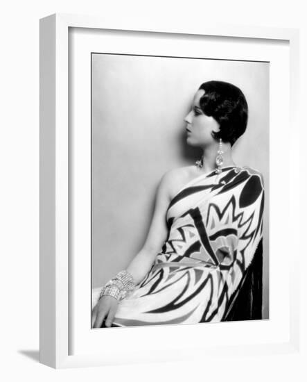 Louise Brooks, ca. Late 1920s-null-Framed Photo