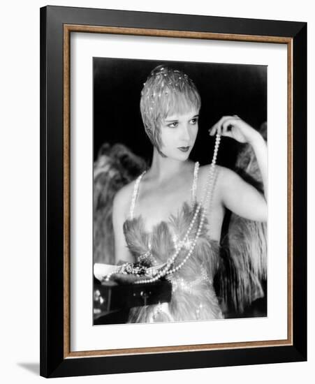 Louise Brooks. "The Canary Murder Case" 1929, Directed by Malcolm St. Clair-null-Framed Photographic Print