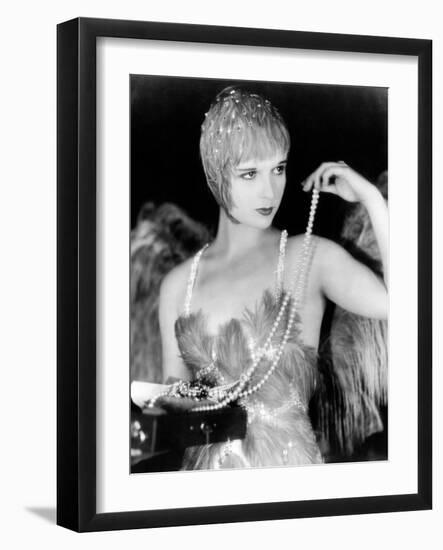 Louise Brooks. "The Canary Murder Case" 1929, Directed by Malcolm St. Clair-null-Framed Photographic Print