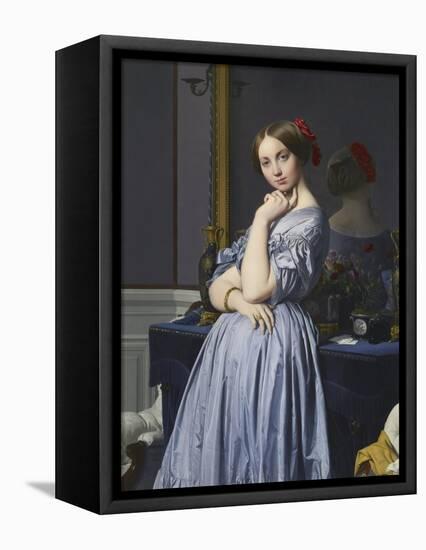 Louise De Broglie, Comtesse D'Haussonville, 1845-Jean-Auguste-Dominique Ingres-Framed Premier Image Canvas