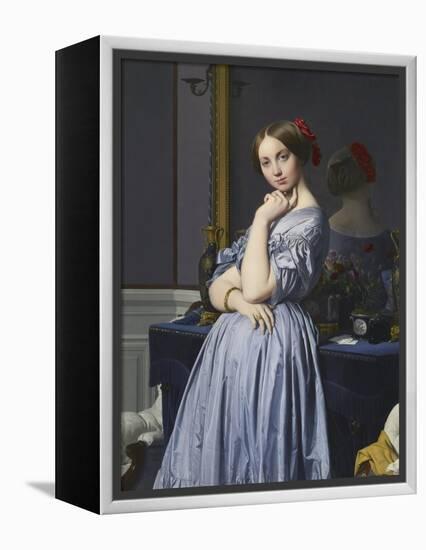 Louise De Broglie, Comtesse D'Haussonville, 1845-Jean-Auguste-Dominique Ingres-Framed Premier Image Canvas