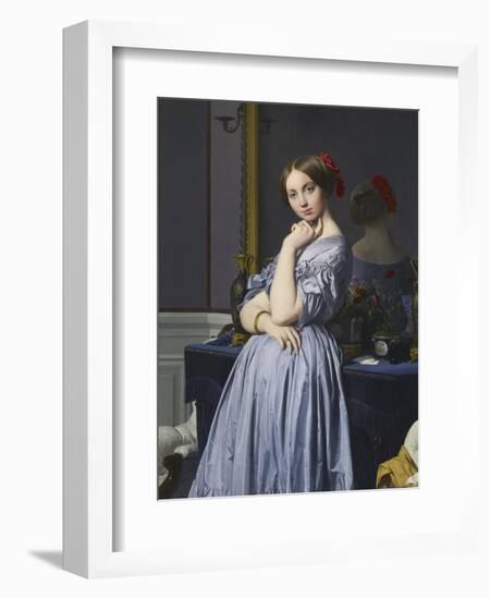 Louise De Broglie, Comtesse D'Haussonville, 1845-Jean-Auguste-Dominique Ingres-Framed Giclee Print