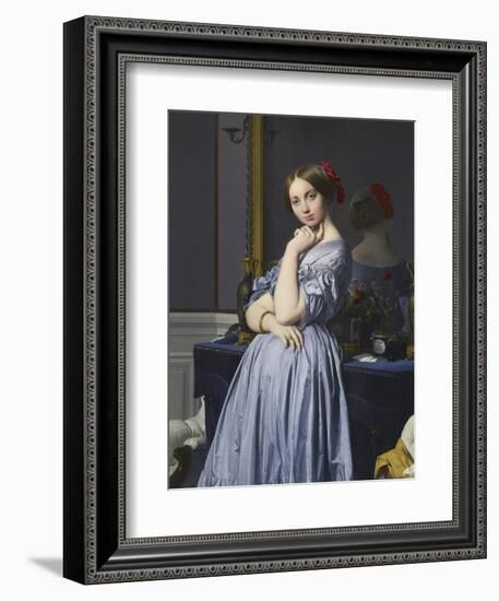 Louise De Broglie, Comtesse D'Haussonville, 1845-Jean-Auguste-Dominique Ingres-Framed Giclee Print