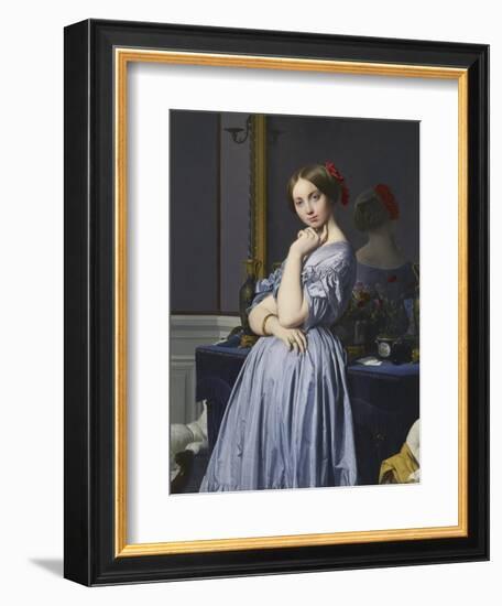 Louise De Broglie, Comtesse D'Haussonville, 1845-Jean-Auguste-Dominique Ingres-Framed Giclee Print