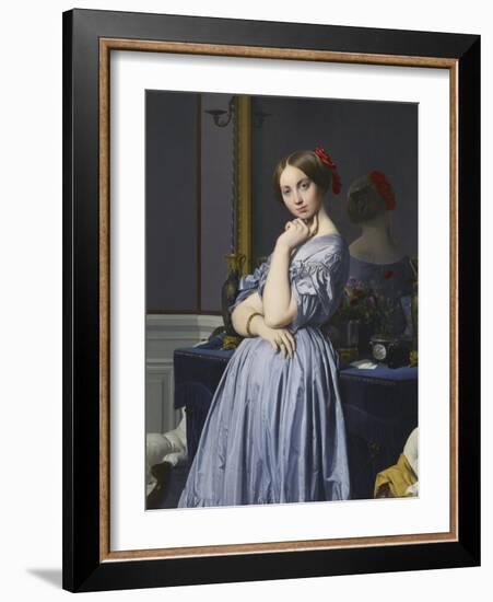 Louise De Broglie, Comtesse D'Haussonville, 1845-Jean-Auguste-Dominique Ingres-Framed Giclee Print