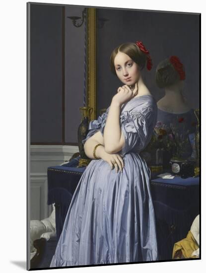 Louise De Broglie, Comtesse D'Haussonville, 1845-Jean-Auguste-Dominique Ingres-Mounted Giclee Print