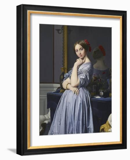 Louise De Broglie, Comtesse D'Haussonville, 1845-Jean-Auguste-Dominique Ingres-Framed Giclee Print