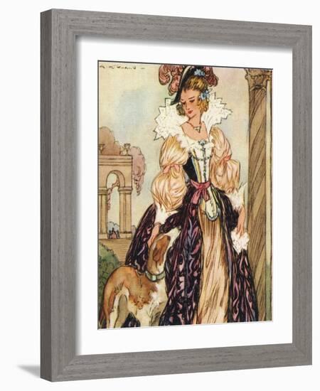 Louise de la Valliere, (1644-1710), 1937-Alexander K MacDonald-Framed Giclee Print