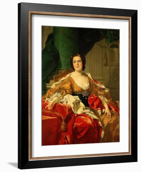 Louise Elisabeth of France, 1745-Louis-Michel van Loo-Framed Giclee Print