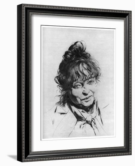 Louise France, C1895-1945-Edgar Chahine-Framed Giclee Print