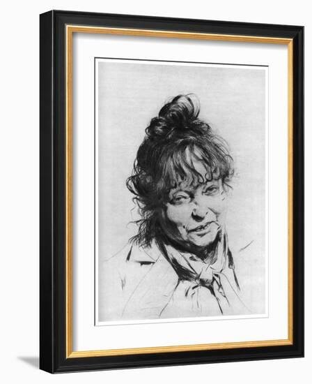 Louise France, C1895-1945-Edgar Chahine-Framed Giclee Print