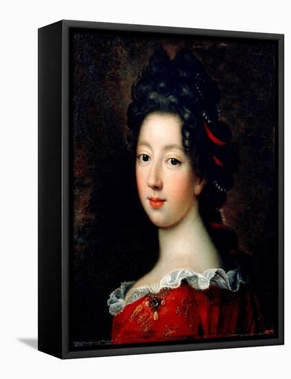 Louise Francoise De Bourbon, Mademoiselle De Nantes (1673-1743) - Troy, Francois, De (1645-1730) --Francois de Troy-Framed Premier Image Canvas