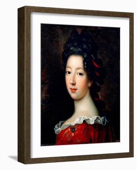 Louise Francoise De Bourbon, Mademoiselle De Nantes (1673-1743) - Troy, Francois, De (1645-1730) --Francois de Troy-Framed Giclee Print