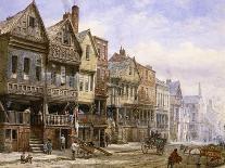 Chester: Watergate Street from the Corner of Crook Street, with Eastgate Beyond-Louise J. Rayner-Framed Giclee Print