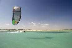 Kite Surfing on Red Sea Coast of Egypt, North Africa, Africa-Louise-Framed Premier Image Canvas