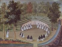 Nuns Meeting in Solitude, from "L'Abbaye de Port-Royal", circa 1710-Louise-Madeleine Cochin-Giclee Print